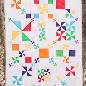 Pinwheel Party Quilt Pattern PDF image 1