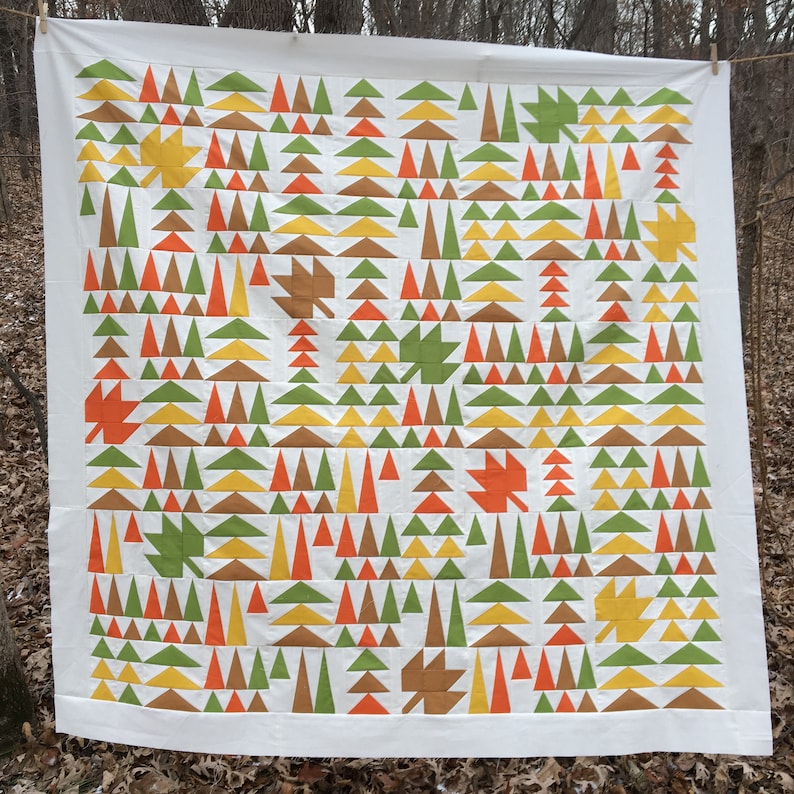 Geese in the Forest Quilt Kit AutumnFall