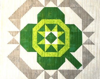 Lucky Charm St. Patrick's Day Mini Quilt Wallhanging Pattern PDF