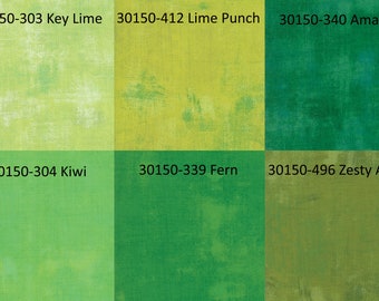 Green Moda Grunge Fabric