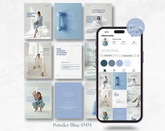 ビジネスコーチ向けInstagram投稿テンプレート｜ソーシャルメディアマネージャー向けCanvaテンプレート｜編集可能な最新ソーシャルメディアコンテンツキット