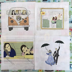 Single Gilmore Girls-Inspired Fabric Panel --5&quot;
