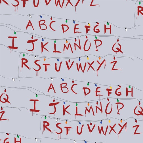 String Lights Stranger Things Inspired 1 yard Etsy