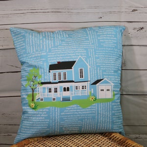 Gilmore Girls-Inspired Pillow Cover-- 18&quot;-- Zipper Closure