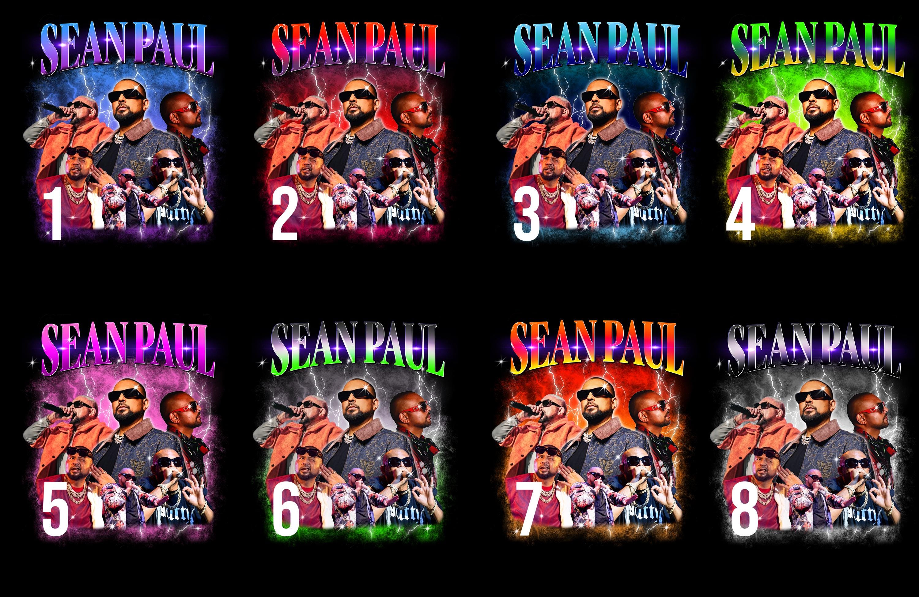 Sean Paul 90s Rap Concert Tee: Vintage Bootleg Fan Merch - Etsy