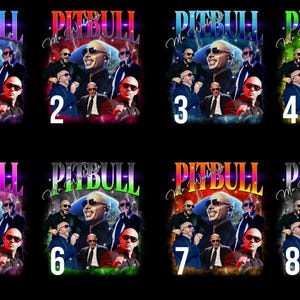 Pitbull Music Legend Poster, Retro Concert Art Print, Vintage Style Wall Decor, Pop Culture Icon Poster, Music Memorabilia