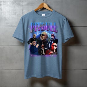 Pitbull Graphic Tee, Unique Pitbull T-Shirt, Music Icon Pitbull Shirt, Cool Pitbull Merchandise, Trendy Pitbull Fan Apparel