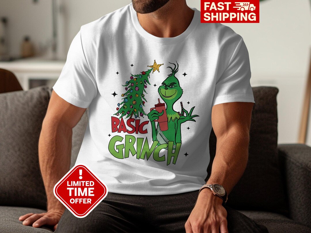 Womens Funny Grinch Christmas T Shirt