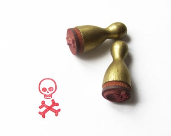 Mini Stamp Set: Skull & Bones Pirate Stamp