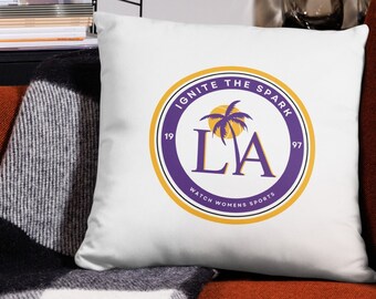 Sparks Pillow, LA Sparks, Baloncesto femenino, regalos de la WNBA