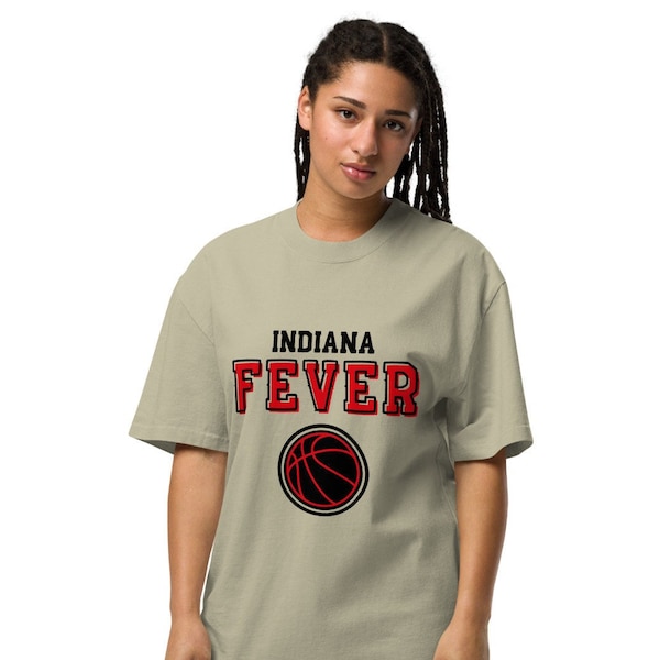 Indiana Fever Oversized T-shirt, Women's Basketball, WNBA, Adult Unisex Shirt