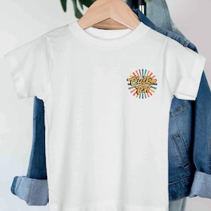 Custom Text Kids T-shirt, Retro Text Toddler Shirt, Custom Shirt, Your Custom Text Here Tee,Your Design or Logo Printed
