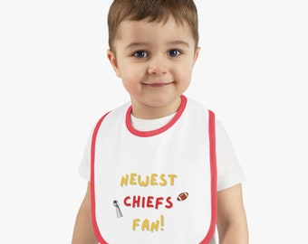 Newest Chiefs Fan Baby Bib, NFL Chiefs Fan