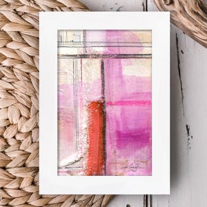 Abstract painting, Mixed Media art, Original recycled, Affordable art - Abstract Rhapsody 2