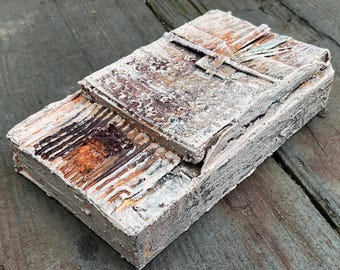 Handwerker Wabi-Sabi Wandkunst, Mixed Media Painting - Wabi-Sabi Jewels 19