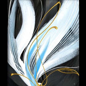 Original Abstract Organic Floral painting on canvas, colorful abstract, affordable artwork, modern abstract - Ephemeral Magic 3