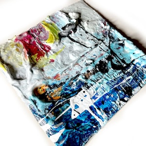Abstract painting, Small Highly Textured Mixed Media art, Original, Affordable art - Abstract Delights 13