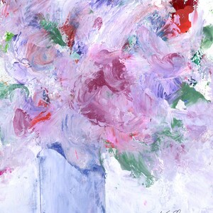 Original Floral painting, Flowers In Vase - A Bouquet In The Cottage 2