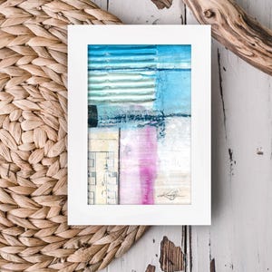 Abstract painting, Mixed Media art, Original recycled, Affordable art - Abstract Rhapsody 1