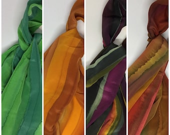 Painted Silk Scarf