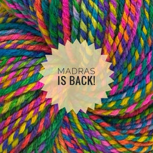 Wool-Tone Bulky, 5 Colorways, Variegated 100% Wool, Hand-spun, Hand-dyed, Bulky Yarn, 2 Ounce Skein