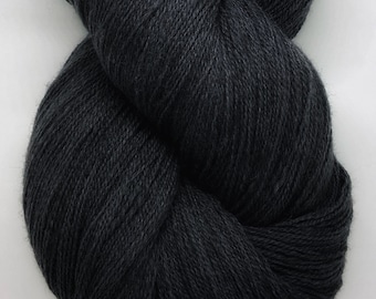 Gunmetal Green, Wool/Acrylic-Blend, Fingering-Weight Yarn, 2 Ounce Skein