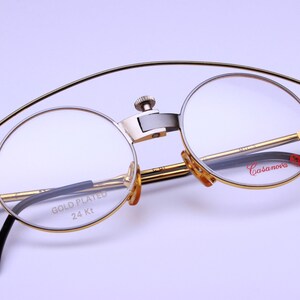 Casanova MTC-3 Vintage Retro Eyewear Eyeglasses Venezia Designer 24 Carat Goldplated Handcrafted