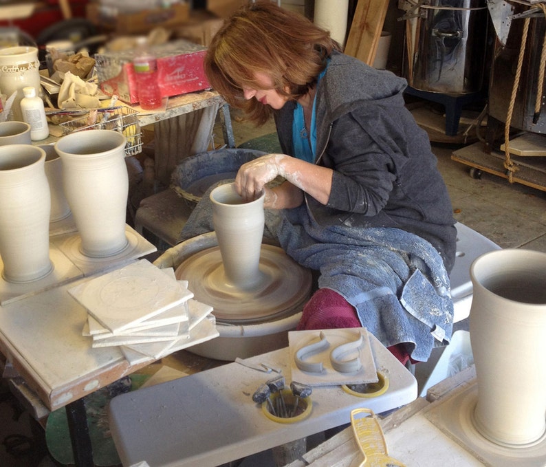 Name Yarn Bowl Custom Personalized Ceramic Yarn Bowl With Etsy