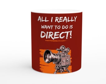 Alles wat ik echt wil doen, is rechtstreeks!  Keramische mok van 11 oz
