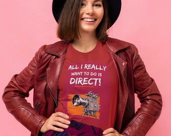 Alles wat ik echt wil doen, is rechtstreeks! Uniseks T-shirt