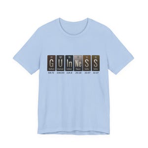Guinness Periodic Table Shirt - Funny Science Stout Tee zdjęcie 7
