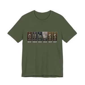 Guinness Periodic Table Shirt - Funny Science Stout Tee zdjęcie 8