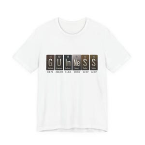Guinness Periodic Table Shirt - Funny Science Stout Tee zdjęcie 4