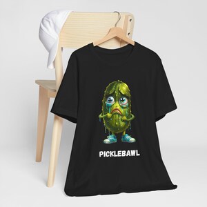 Pickle Balw: A Dill-iciously Sad Pickle - Cute Sad Pickle Tee, Unisex Graphic Tee, Fun Gift for Food Lovers, Quirky T-Shirt