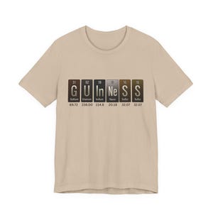 Guinness Periodic Table Shirt - Funny Science Stout Tee zdjęcie 6