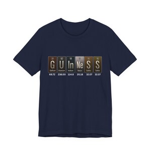 Guinness Periodic Table Shirt - Funny Science Stout Tee zdjęcie 14