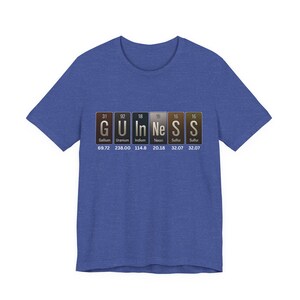 Guinness Periodic Table Shirt - Funny Science Stout Tee zdjęcie 12