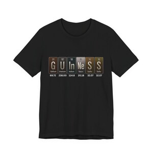 Guinness Periodic Table Shirt - Funny Science Stout Tee zdjęcie 5