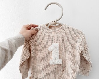 1st birthday knitted sweater