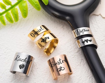 Targhetta identificativa personalizzata per stetoscopio: in acciaio inossidabile con incisione laser, regalo per infermieri, medici, infermieri professionali, accessori per infermieri.