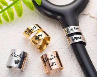 Stethoscope name tag, Personalized Stethoscope ID Tag, Stainless Steel stethoscope name tag, Gift for Nurse, stethoscope name tag for men