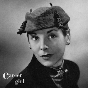 The Versatile Beret - 2 in 1 Vintage Crochet Hat Patterns - 1940s 50s - PDF eBook