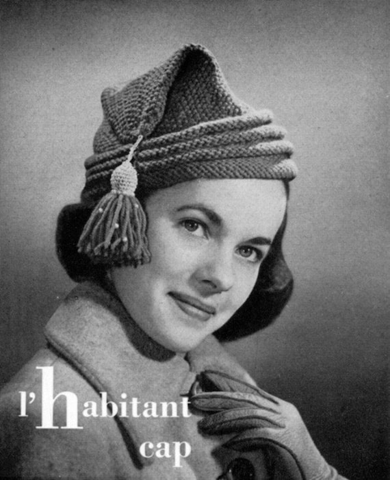 1940s Vintage Hat Pattern - Knitting - L display picture 3