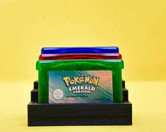Gameboy Advance GBA Game Cartridge Holder Storage Display Stand Black Gaming Organiser for Nintendo GBA Gameboy Color Accessory Game Holder