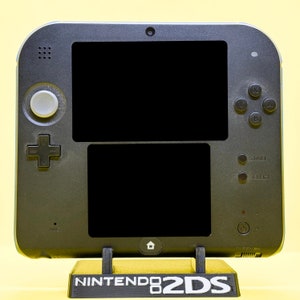 Soporte de exhibición para Nintendo 2DS, blanco y negro, regalo para jugadores de Nintendo DS, soporte para consola de juegos retro Nintendo 2DS, accesorio, pantalla portátil para 2DS.