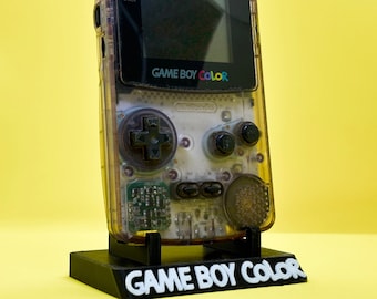 Nintendo Gameboy Farbständer für Retro-Handheld-Spielekonsole Gaming Accessoire Geschenk Black and White Gaming Geschenkidee für Gamer