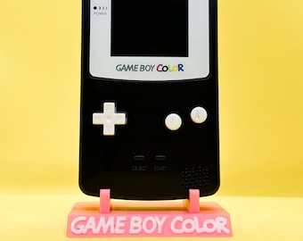 Nintendo Gameboy Farbständer für Retro-Handheld-Spielekonsole Gaming Accessoire Geschenk Pink and White Gaming Geschenkidee für Gamer