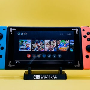 Podstawka Nintendo Switch Display w kolorze czarnym i białym do konsoli Nintendo Switch Neon, Lite OLED Retro Game Console Handheld Accessory Gift Switch gaming
