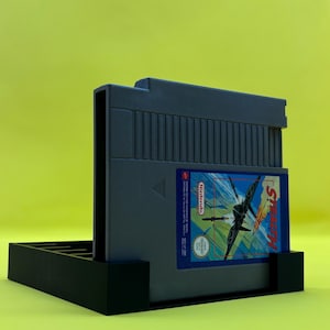 NES Nintendo Cartridge Game Holder Black holds 6 Games Organiser Display Stand Nintendo NES Games PAL Game Organizer Accessories