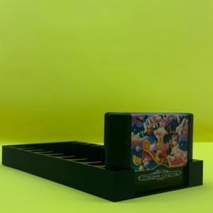 Sega Mega Drive Cartridge Game Holder Black holds 10 Games Organiser Display Stand SEGA Mega Drive Games PAL Game Organizer Accessories